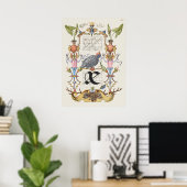 Antike Kalligrafie Poster (Heimbüro)