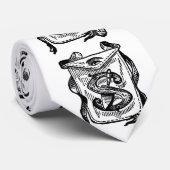 Antike kalligrafische Symbole Buchstaben S Krawatte (Gerollt)