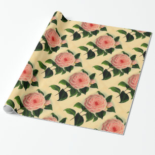 Antike Kamelie Geschenkpapier