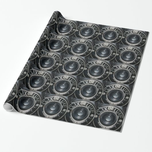 Antike Kamera 2 Geschenkpapier (Ungerollt)