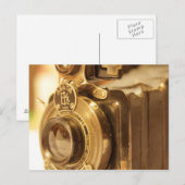 Antike Kamera 2 Postkarte (Vorne/Hinten)
