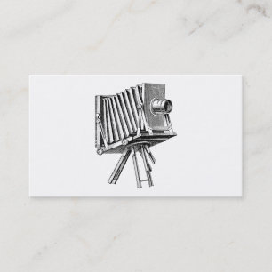 Antike Kamera - Antike Kameras Fotografie Schwarz Visitenkarte