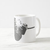 Antike Kamera Kaffeetasse (VorderseiteRechts)