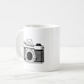Antike Kamera Kaffeetasse (Vorderseite Links)