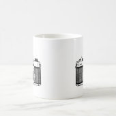 Antike Kamera Kaffeetasse (Mittel)
