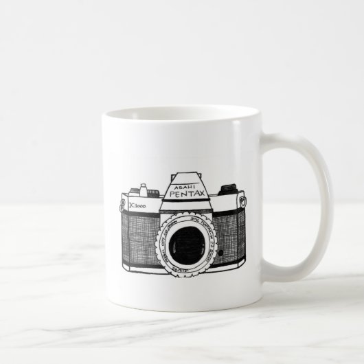 Antike Kamera Kaffeetasse (Rechts)