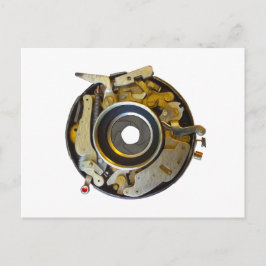 Antike Kamera-Linsenverkleidung Postkarte