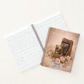 Antike Kamera Notizblock (Innenseite)