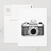 Antike Kamera Postkarte (Vorne/Hinten)