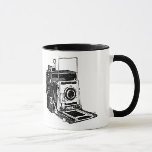 Antike Kamera Tasse