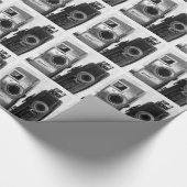 Antike Kameras Geschenkpapier (Ecke)