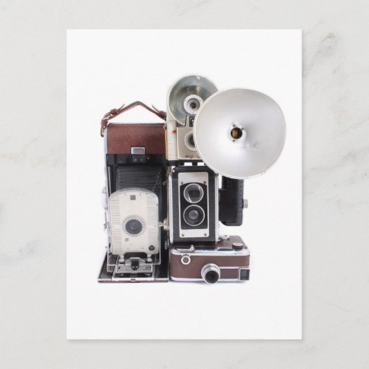 Antike Kameras Postkarte (Vorderseite)