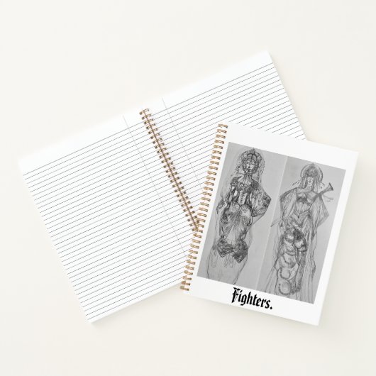 Antike Kämpfer, Notebook Notizblock (Innenseite)