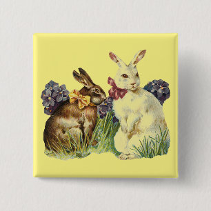 Antike Kaninchen Button