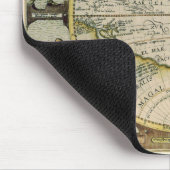 Antike Karte, 1596, America Sive Novus Orbis Mousepad (Ecke)