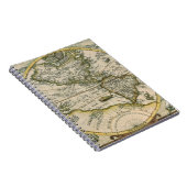 Antike Karte, 1596, America Sive Novus Orbis Notizblock (Rechte Seite)