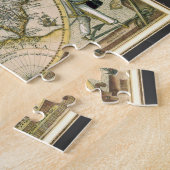 Antike Karte, 1596, America Sive Novus Orbis Puzzle (Seite)