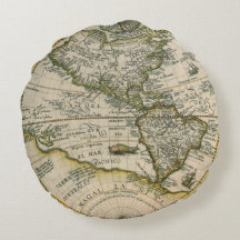 Antike Karte, 1596, America Sive Novus Orbis