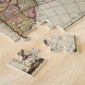 Antike Karte Amerikas von Johannes De Ram Puzzle (Seite)