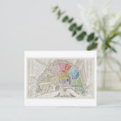 Antike Karte Amsterdam Postkarte (Stehend Vorderseite)