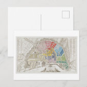Antike Karte Amsterdam Postkarte (Vorne/Hinten)