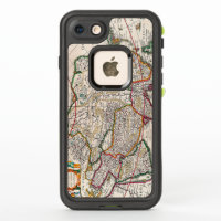 Antike Karte Asiens Circa 1632