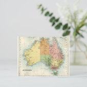 Antike Karte Australiens (Stehend Vorderseite)