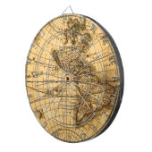 Antike Karte Dartscheibe (Vorderseite rechts)