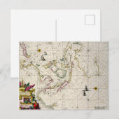 Antike Karte der Ostindien (Vorne/Hinten)