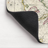 Antike Karte der Ostinseln Mousepad (Ecke)