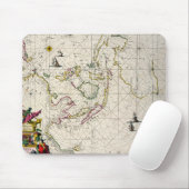Antike Karte der Ostinseln Mousepad (Mit Mouse)
