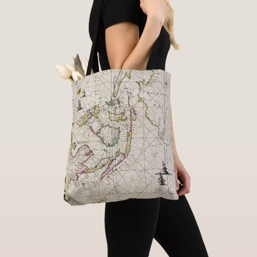 Antike Karte der Ostinseln Tasche (Von Nahem)