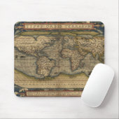 Antike Karte der Welt Mousepad (Mit Mouse)