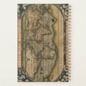 Antike Karte der Welt Planer (Rückseite)