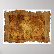 Antike Karte der Welt