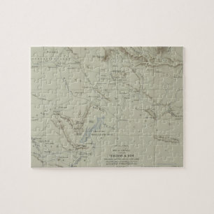 Antike Karte des Iran Puzzle