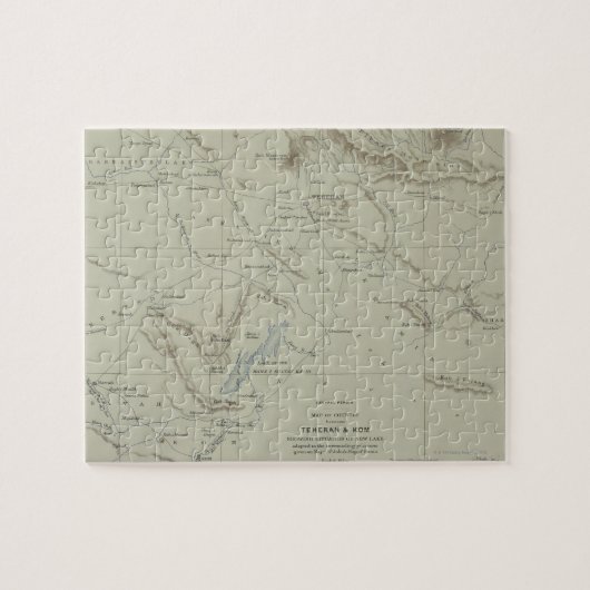 Antike Karte des Iran Puzzle (Horizontal)