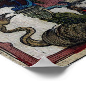 Antike Karte des Nahen Ostens Poster (Ecke)