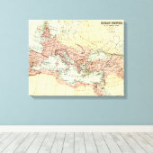 Antike Karte des Römischen Reiches Leinwanddruck (Insitu (Holzboden))