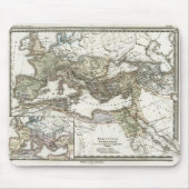 Antike Karte des römischen Reiches Mousepad (Vorne)