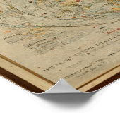 Antike Karte des Uranus Poster (Ecke)