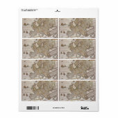 Antike Karte Europas von Willem Jansz Blaeu, c1617 (Vorne)