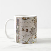 Antike Karte Europas von Willem Jansz Blaeu, c1617 Kaffeetasse (Links)