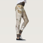 Antike Karte Europas von Willem Jansz Blaeu, c1617 Leggings (Rechts)