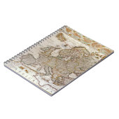 Antike Karte Europas von Willem Jansz Blaeu, c1617 Notizblock (Linke Seite)