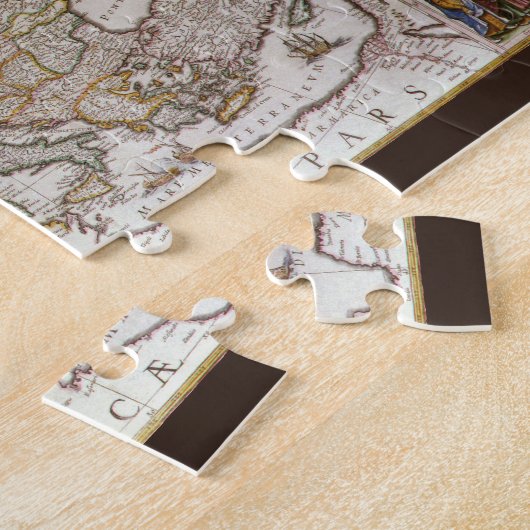 Antike Karte Europas von Willem Jansz Blaeu, c1617 Puzzle (Seite)