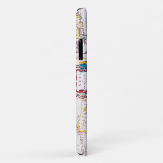 Antike Karte Indiens ab 1650 Case-Mate iPhone Hülle (Hinten/Rechts)