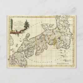 Antike Karte Japans aus dem Jahr 1785