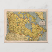 Antike Karte Kanadas (Vorderseite)