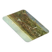 Antike Karte mit Panoramablick auf Washington DC Magnet (Rechte Seite)